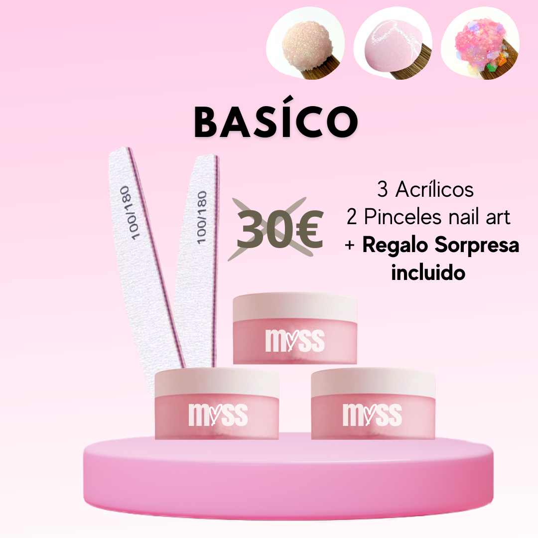 KIT BASÍCO ACRÍLICOS + REGALO SORPRESA